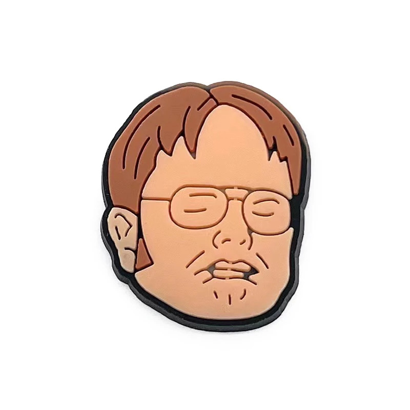 Comercio electrónico transfronterizo al por mayor zapatos de goma suave zapatos de flores accesorios PVC de dibujos animados veneno mortal experto agujero Zapatos de flores hebilla