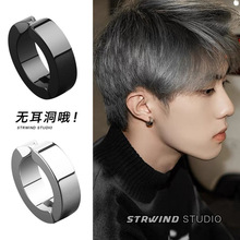 新款耳夹无耳洞男女潮嘻哈冷淡风耳环耳学生气质时尚