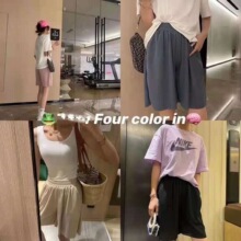 现货新款2020夏季OL气质女装五分短裤高腰休闲裤代理加盟优雅