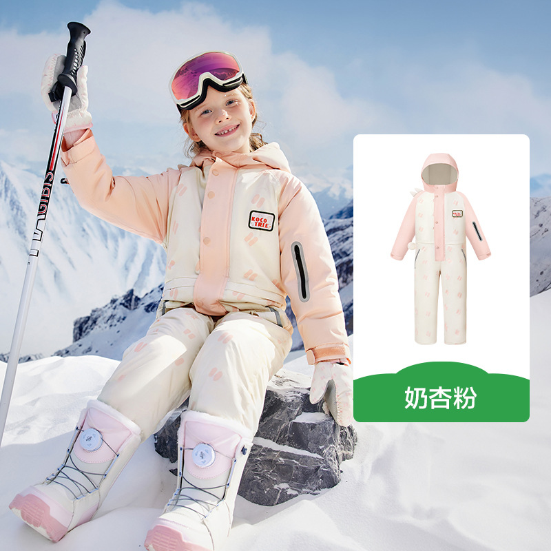 Mono de esquí infantil impermeable y térmico unisex image 7