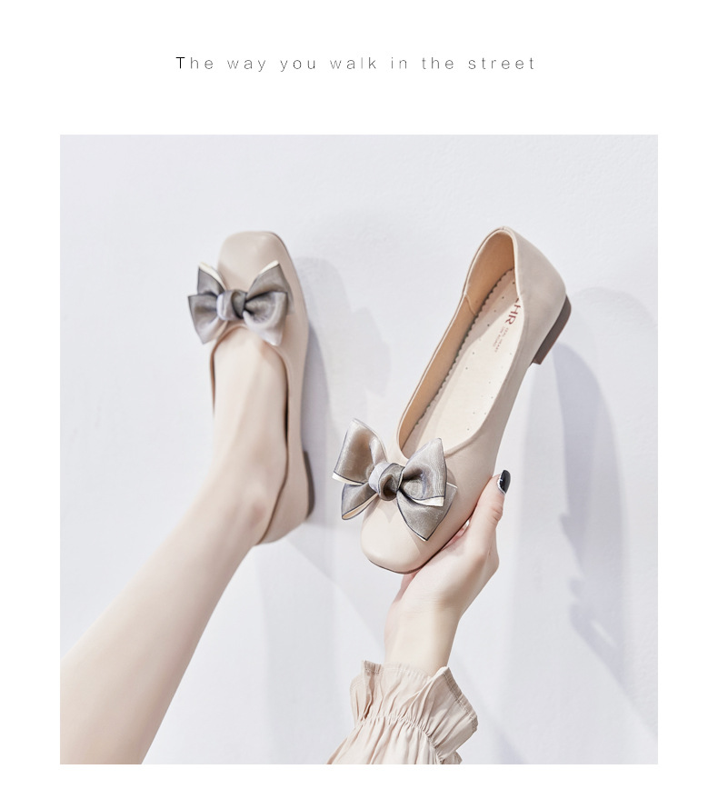 Sandal nữ quai chữ V đế bệt mũi bít phong cách Hàn Quốc — AH168 Màu mơ chi tiết 20