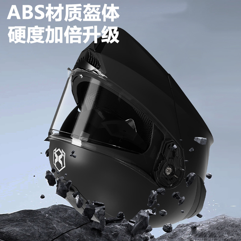 Casco de motocicleta 3C / Dot certificado para hombre casco de invierno caliente locomotora eléctrica medio casco de seguridad de cuatro estaciones