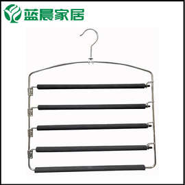 多功能铁裤挂跨境裤架五层四层裤子挂架魔术裤架跨境外贸厂家热销