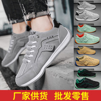 Men's shoes in autumn and winter Korean style versatile student sports and casual lightweight board shoes comfortable soft sole Forrest Gump trendy shoes European station