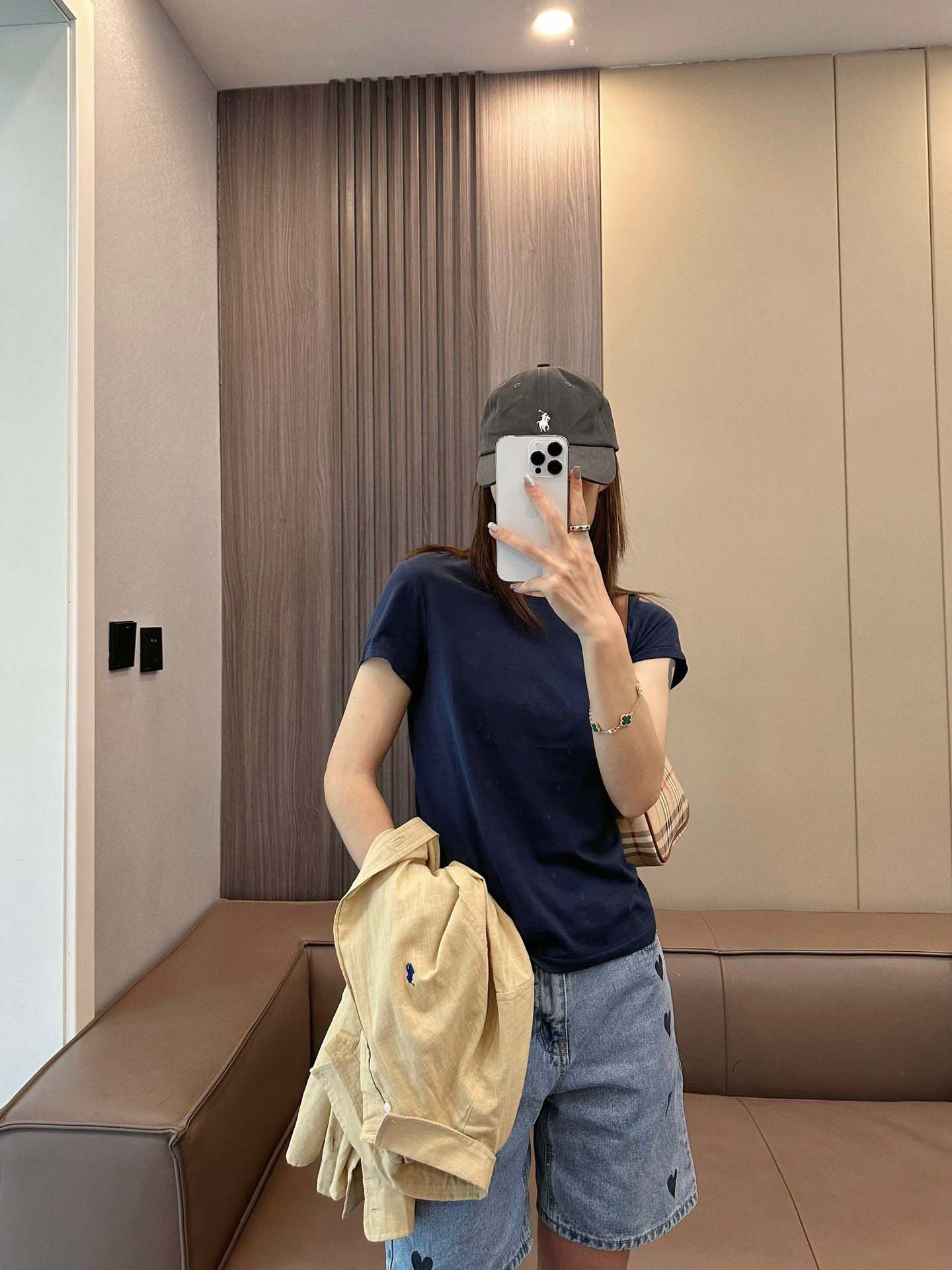 2024年ベーシックモデル ポニーロゴ刺繍入り ラウンドネック 半袖Tシャツ レディース カジュアル 万能トップス トレンドブランド シンプルスタイル