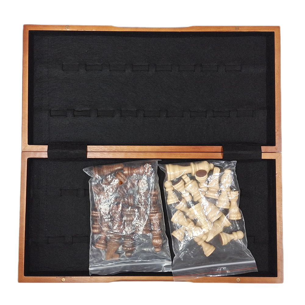 Ajedrez magnético de alta gama ajedrez de madera maciza tablero de ajedrez plegable juego educativo para niños juguete ajedrez