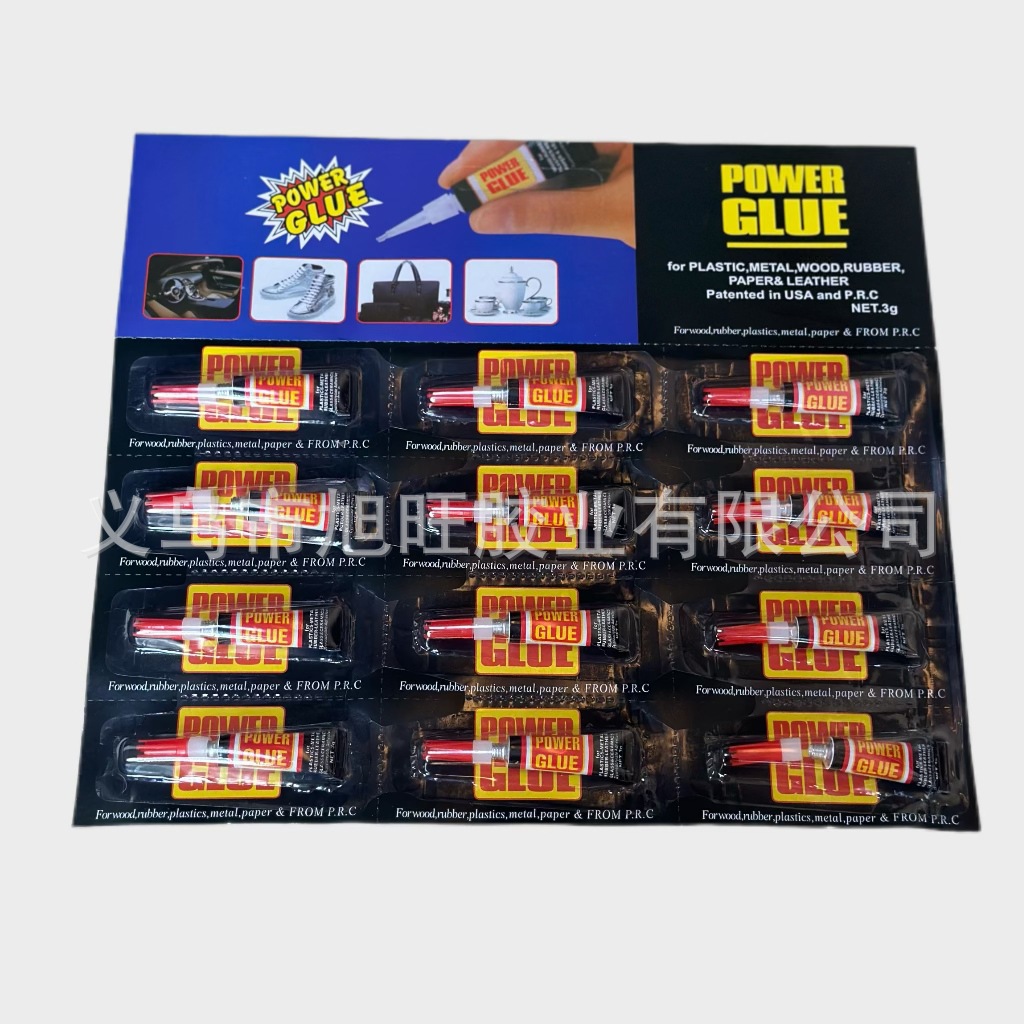 Suministro directo de fábrica de pegamento 502, pegamento de potencia instantánea de comercio exterior, secado rápido, inmersión rápida, zapatos, pegamento universal de metal de madera al por mayor