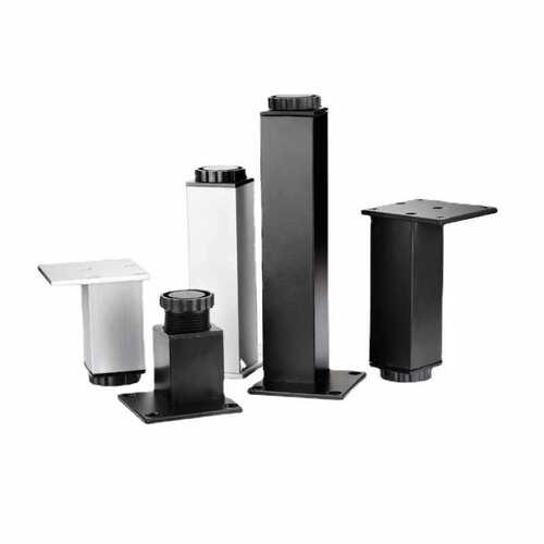 Wholesale bathroom cabinet feet support legs furniture feet coffee table legs TV support legs metal adjustable square aluminum alloy