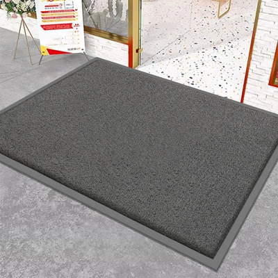 Floor Mat Entrance Door Mat | Avtomobil döşəmə paspasları - gray-silk-circle-without-words-contact-customer-service-for-customized-size-patterns
