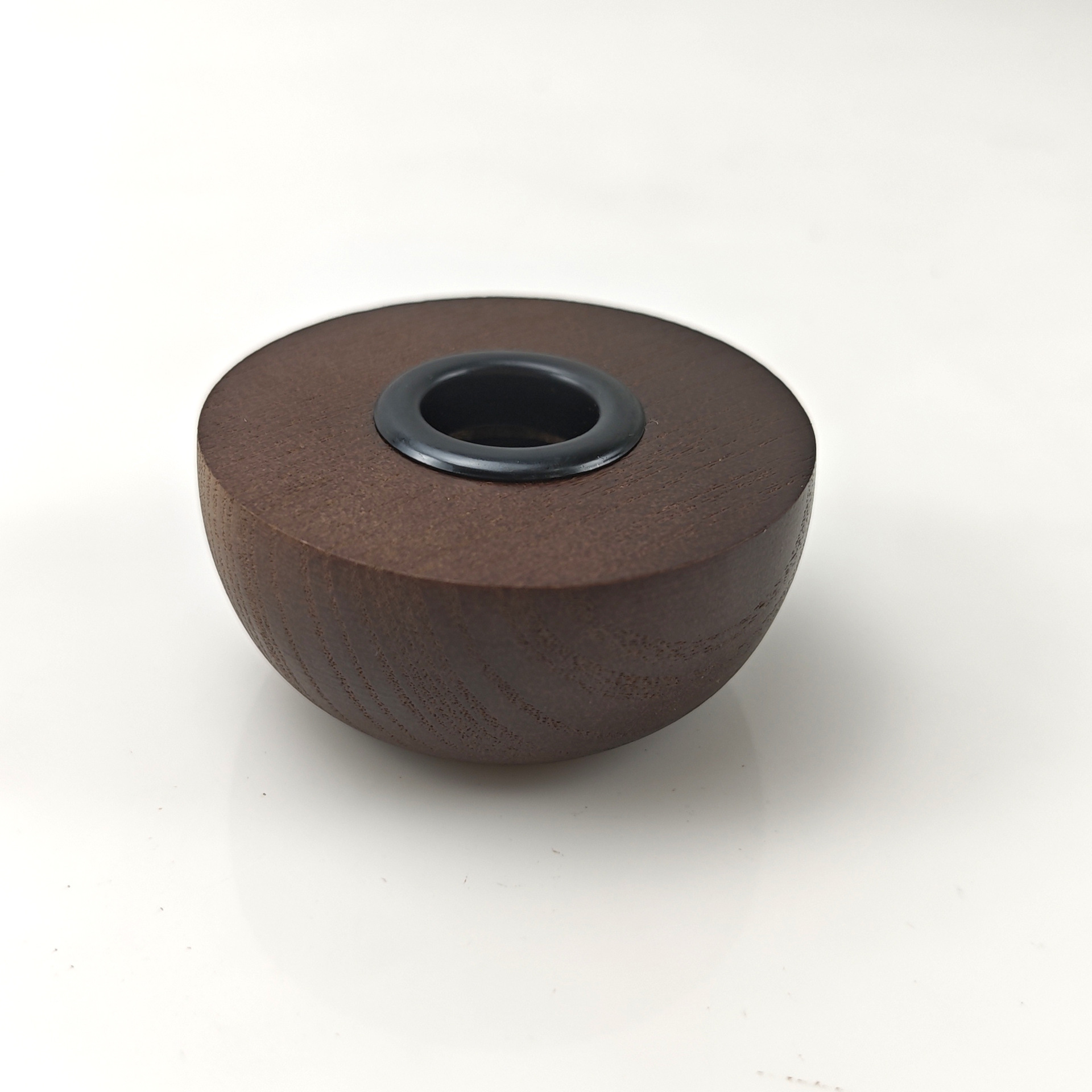 Tapa de perfume de madera maciza, tapa esférica hueca irregular, difusor de incienso sin llama, tapa de botella de 28 y 20 hilos, botella de vidrio, madera.