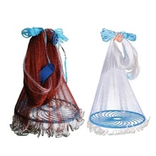 飞盘式手撒网手抛网捕鱼网撒网旋网美式抛网轮胎线单丝线渔网渔具