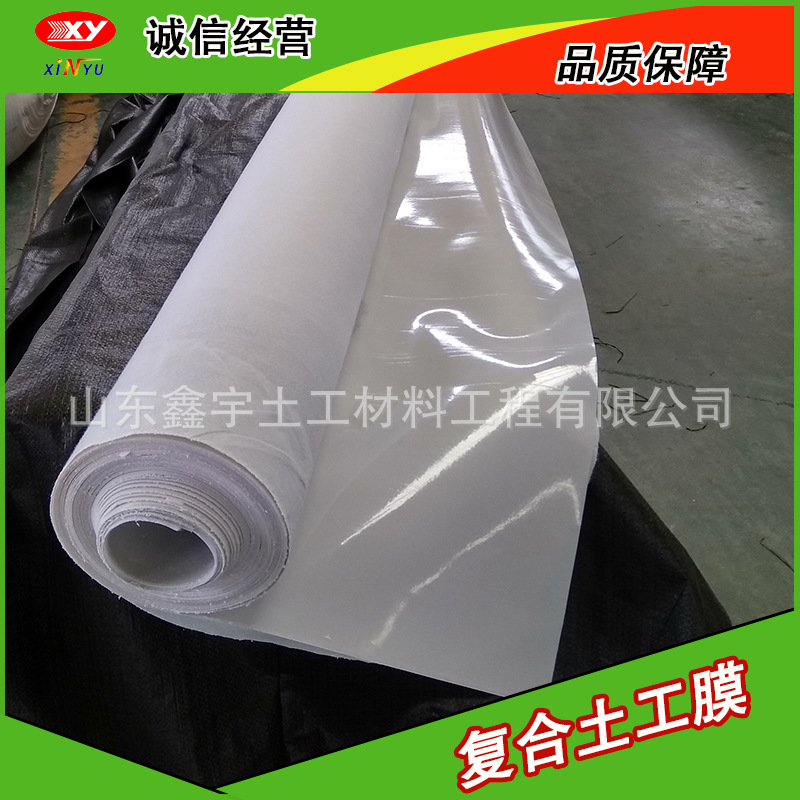 防渗土工布一布一膜两布一膜复合土工膜水池防渗厂家直销低价批发