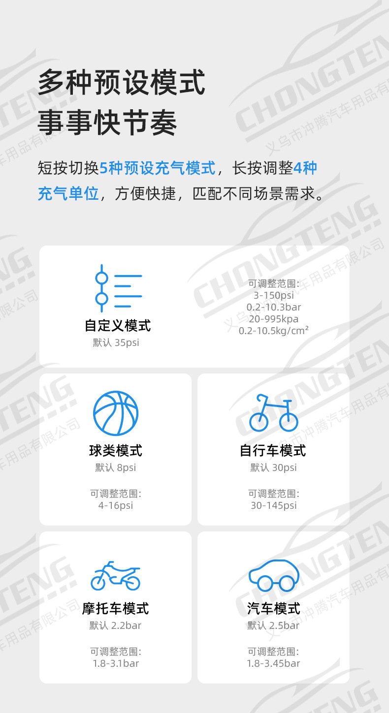 Full Touch Screen Car Tire Inflator, Car Wireless Electric Air Pump, Electric Vehicle, Bicycle, Motorcycle Inflator