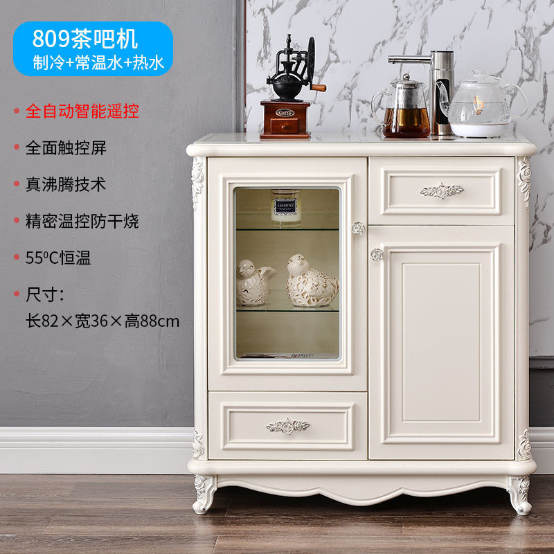 Gabinete inteligente de agua, máquina de té de madera sólida, gabinete de cubo vertical bajo, gabinete de bebida automático, gabinete de vino