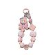 Autumn and Winter New Acrylic Fur Ball Sanrio Big Bow Beaded Keychain Cute Mobile Phone Chain Bag Pendant