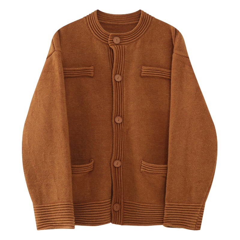 Mtlclothes ropa de Hombre | 2022 otoño e invierno nuevo suéter cardigan diseño sentido ins pareja chaqueta punto