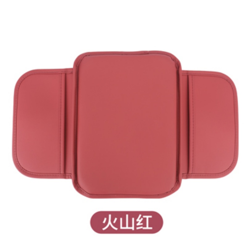 Pad Memory Foam: Universal Armrest box pad - volcanic-red-no-logo