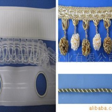 生产工厂供应家纺辅料 窗帘窗饰辅料配件 窗帘织带 款式多样