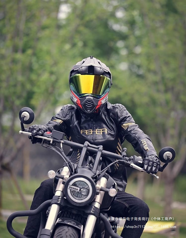 3C Certified VGV Carbon Fiber Motorcycle Helmet Off-Road Rally Full Helmet