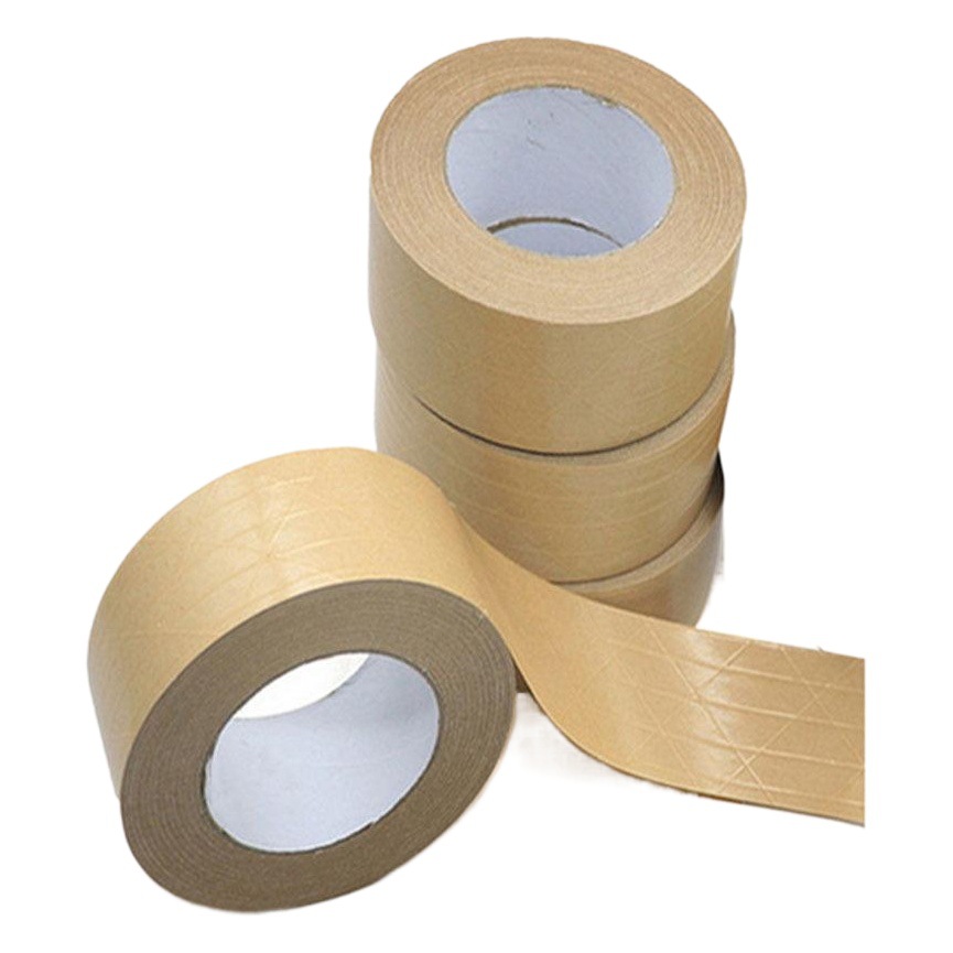 Wet Kraft cinta de papel con línea marco de fotos arte pintura especial de alto adhesivo fuerte caja de sellado de embalaje cinta laminada