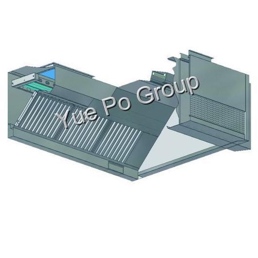 VENT WASH2O紫外线UV-C油网式烟罩带鲜风槽(方型)