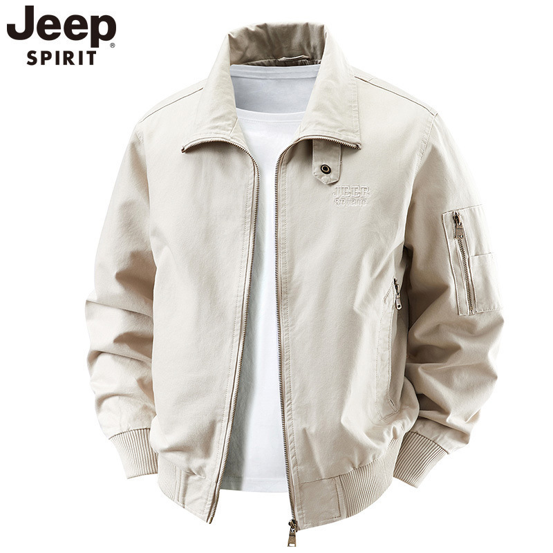 Spring and Autumn New Style Men's Bomber Jacket Pure Cotton Classic Casual Workwear Men's Hooded Jacket Spring and Autumn New Style Men's Bomber Jacket Pure Cotton Classic Casual Workwear Men's Hooded Jacket