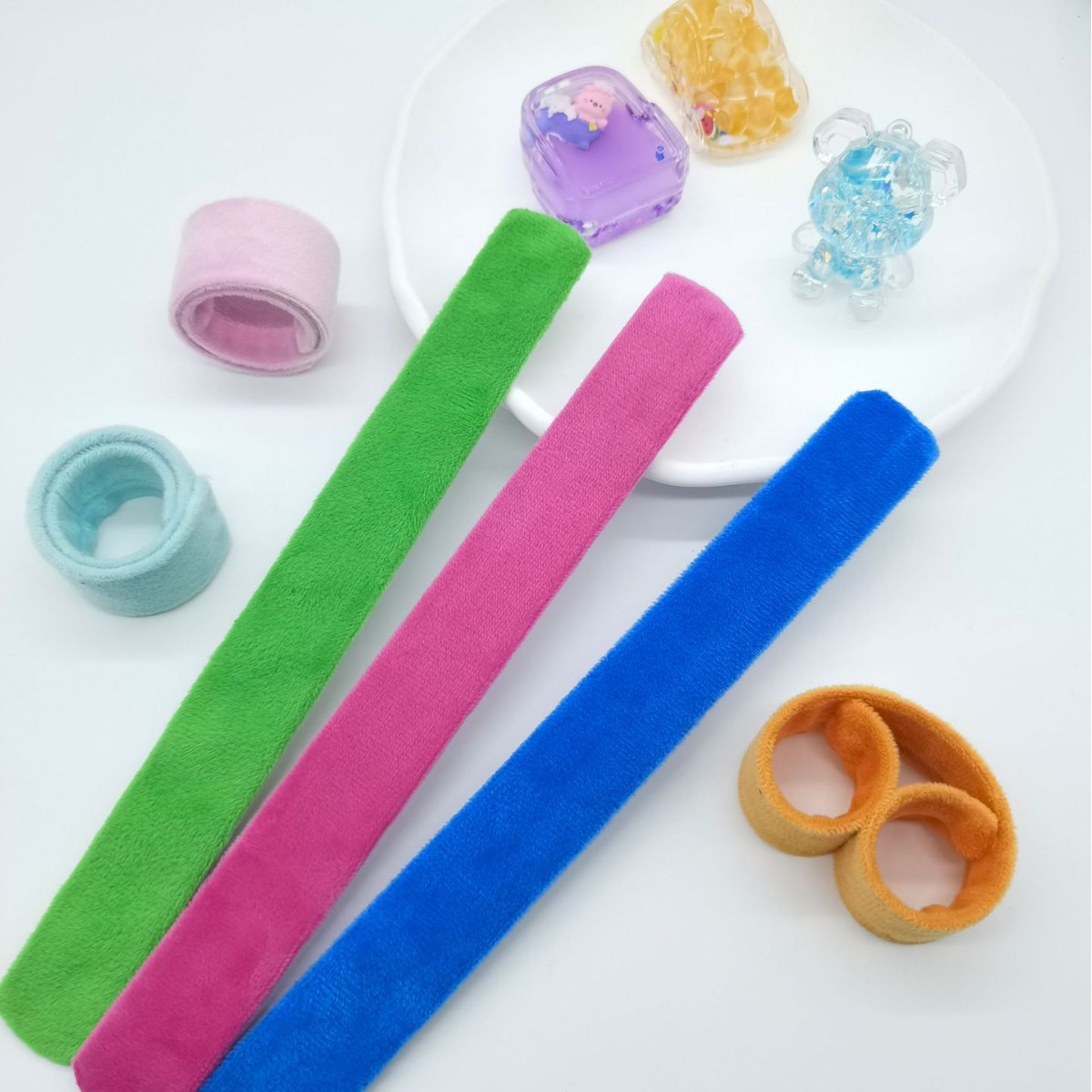 Colorido acero de metal sólido pulsera de pulsera