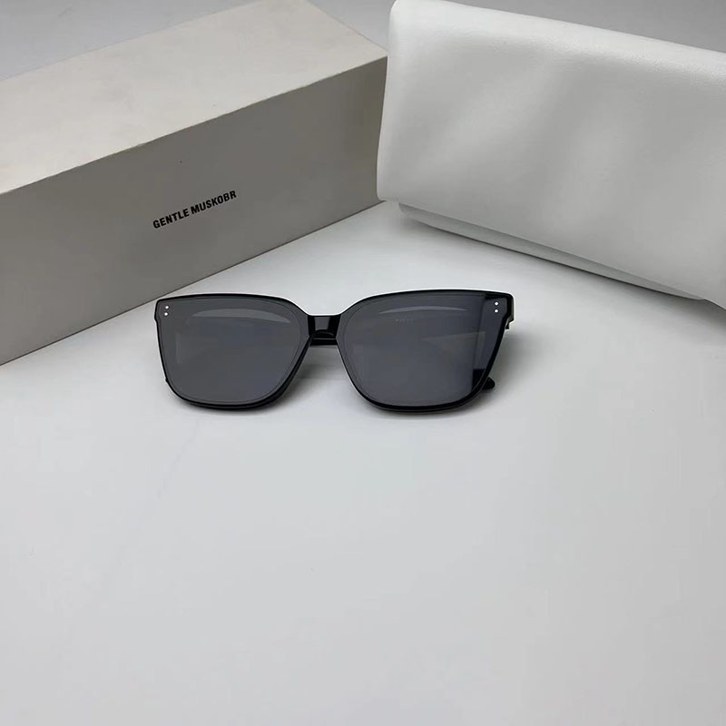 2024GM サングラス ダッド キャットアイ サングラス 女性用 大きな顔痩せ効果のある男性用 nab 抗紫外線メガネ インスタイル