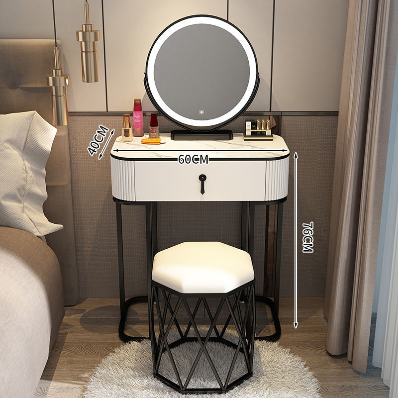 순수한 흰색과 검은색 대리석 질감 - 아크릴 프레임