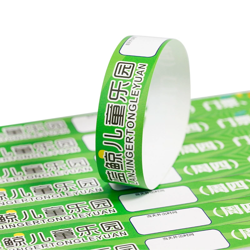 Disposable children's bracelet for amusement parks, custom-made