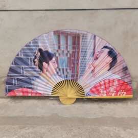大挂扇照片图片纪念品房间装饰扇 壁挂扇绢个性化礼品