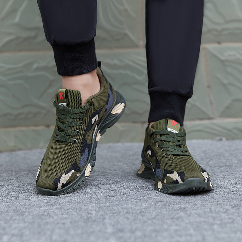 Giày thể thao rằn ri unisex cổ thấp đế bằng, giày đi bộ leo núi và bảo hộ lao động — ZH thể thao rằn ri chi tiết 11