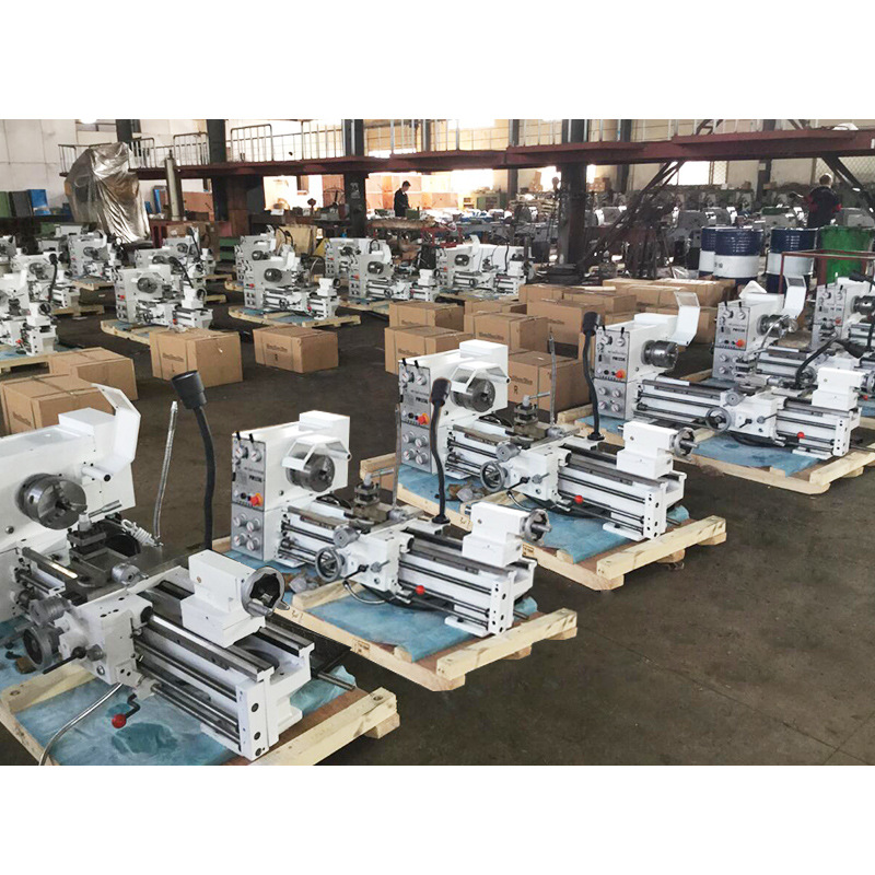 Tornos de fábrica de fuente pequeños tornos de precisión industriales domésticos de procesamiento de piezas metálicas herramientas horizontales tornos verticales image 3