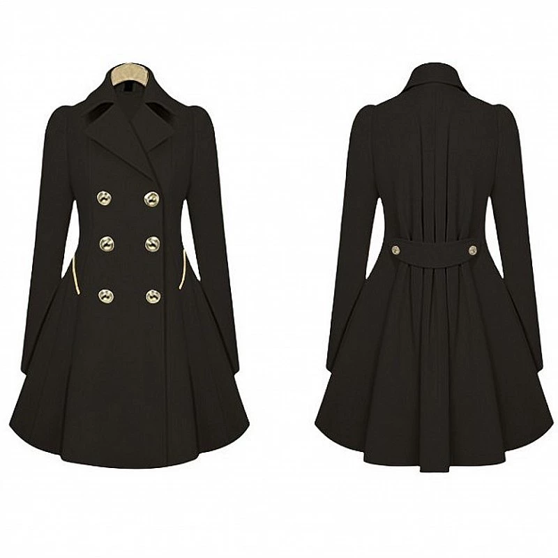 Длинная куртка, осеннее trench-coat, оптом, европейский стиль, облегающий, средняя длина, плюс сайз