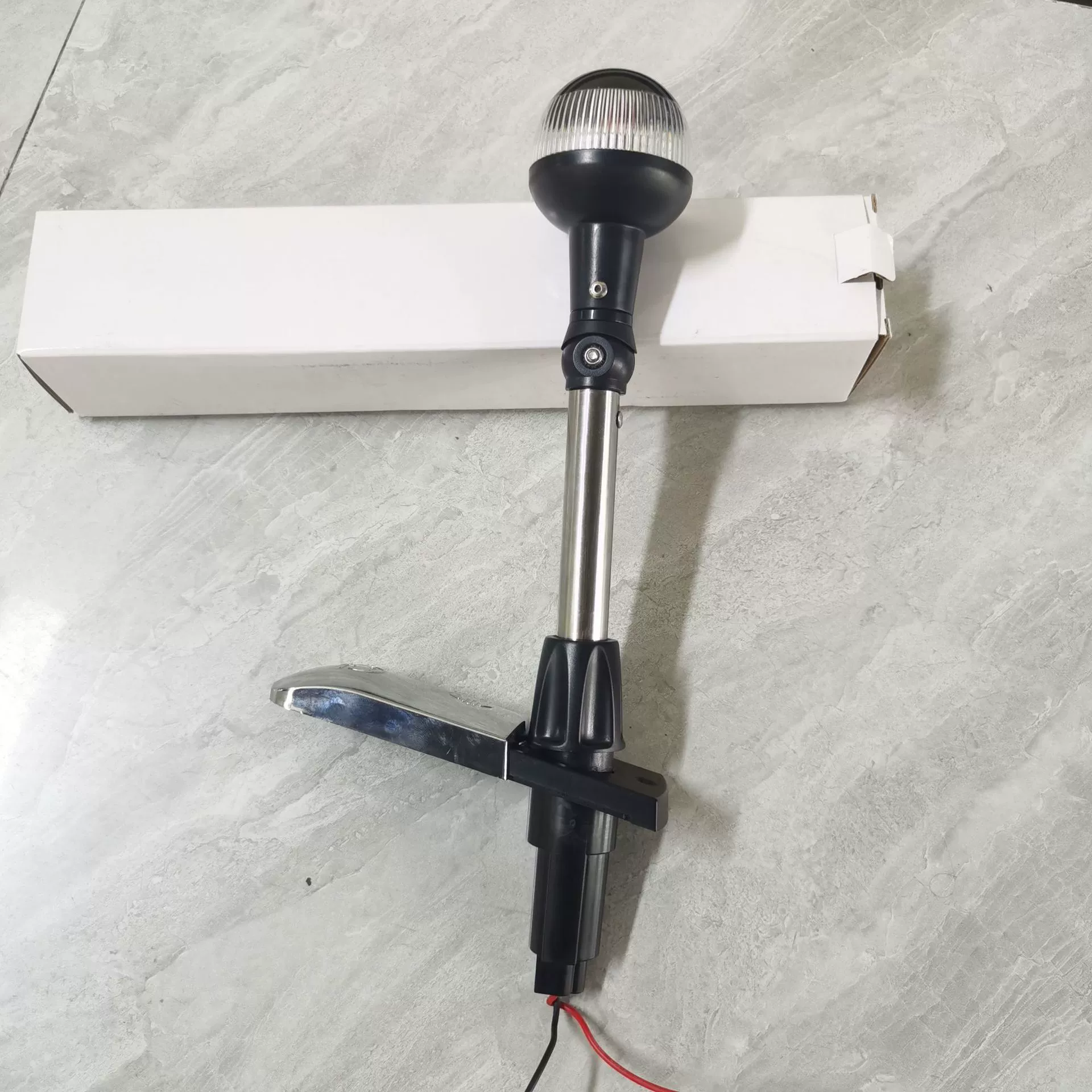 2025 сигнальный фонарь для лодки, кронштейн из нержавеющей стали 304, круговой фонарь, задний фонарь, навигационный фонарь, 3 Вт, 12 В