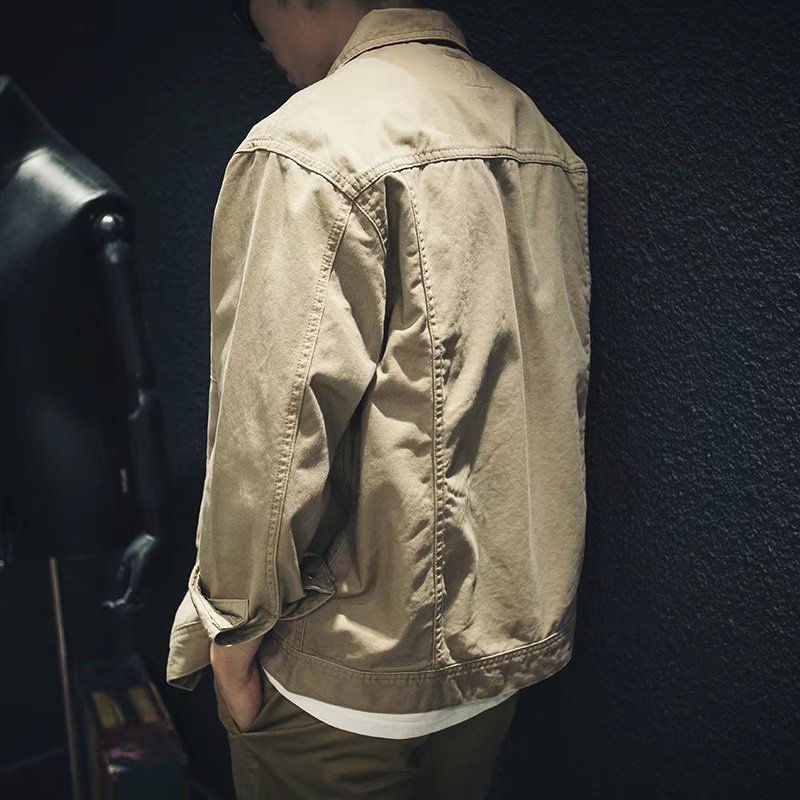 Retro autumn Japanese trend jacket for leisure