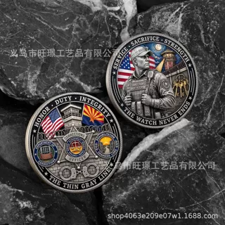 跨境新款Correctional Officer Prison Challenge Coin监狱纪念币