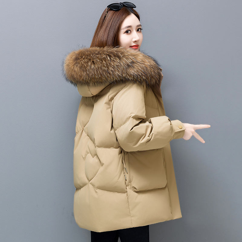 카키(너구리털 칼라)