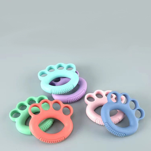 Factory direct sales silicone finger gripper rehabilitation training adult exercise equipment hand finger strength training device