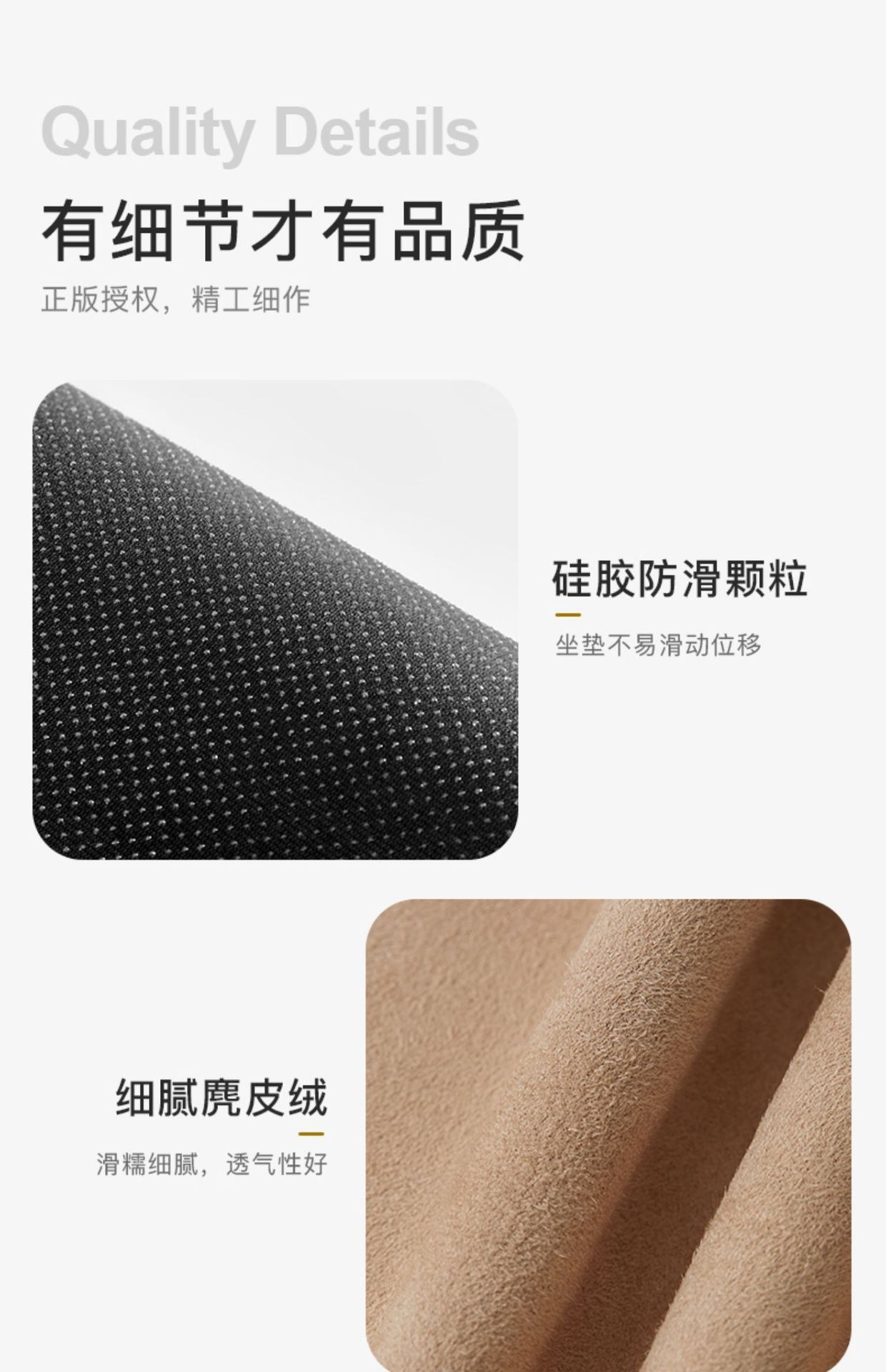 Brown Car Booster Seat Cushion, Suitable for All Seasons, for Short Women, Driver's Seat, In-Car Driving Learning Cushion