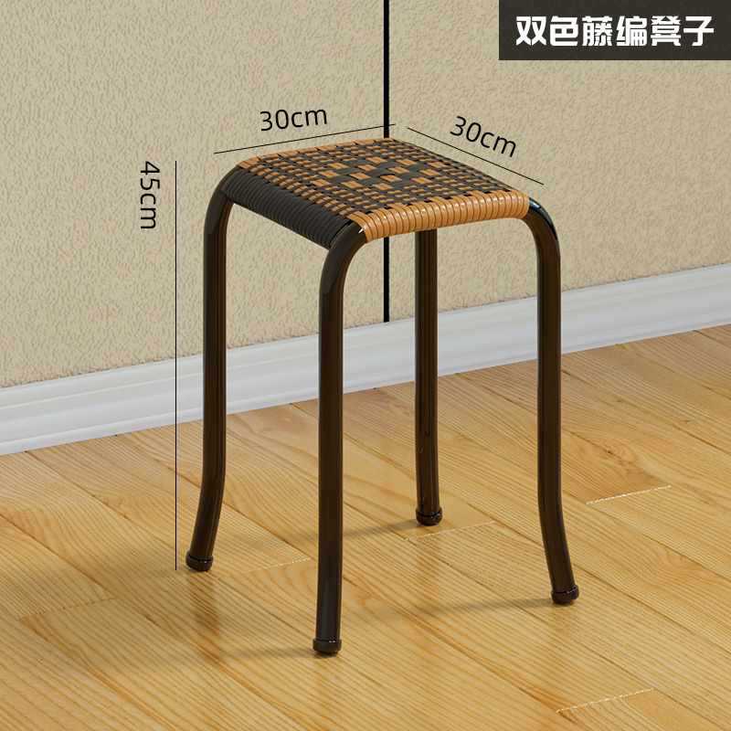 Sillas plegables de balcón casera sillas de caña de plástico respaldo sillas pequeñas sillas al aire libre solo mazza taburetes sillas de comedor