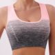 Zhanrun Cross-border 2110 Seamless Gradient Running Fitness Yoga Sports Underwear with Chest Pad Detachable sports