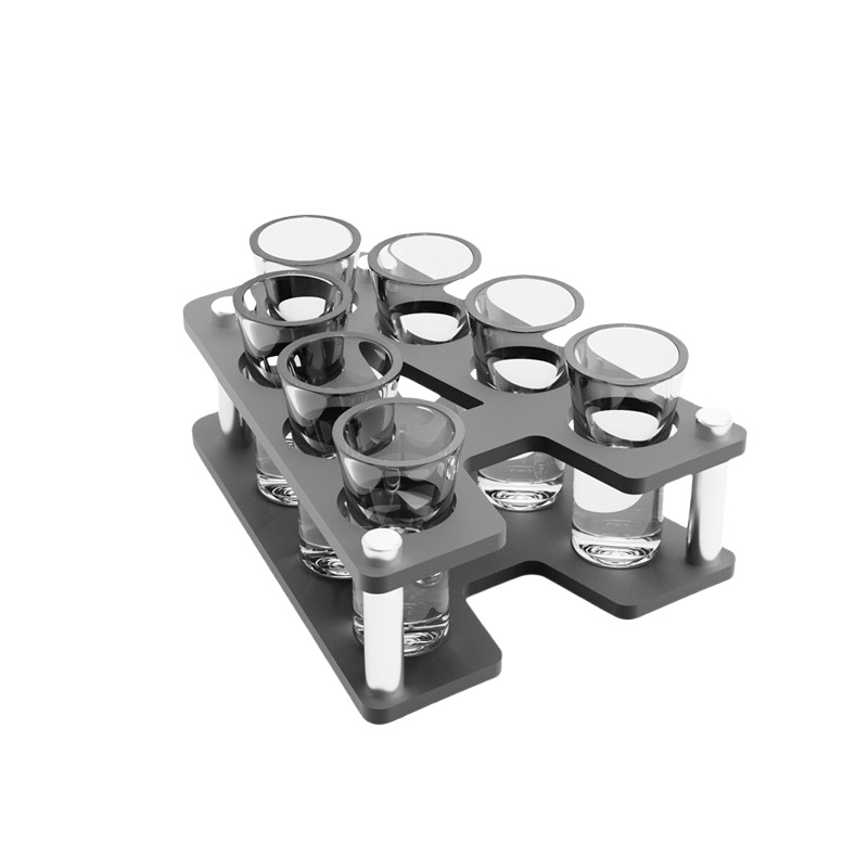 DIY creativo acrílico bala taza barra KTV cóctel licor un sorbo de taza mate taza combinación de conjunto