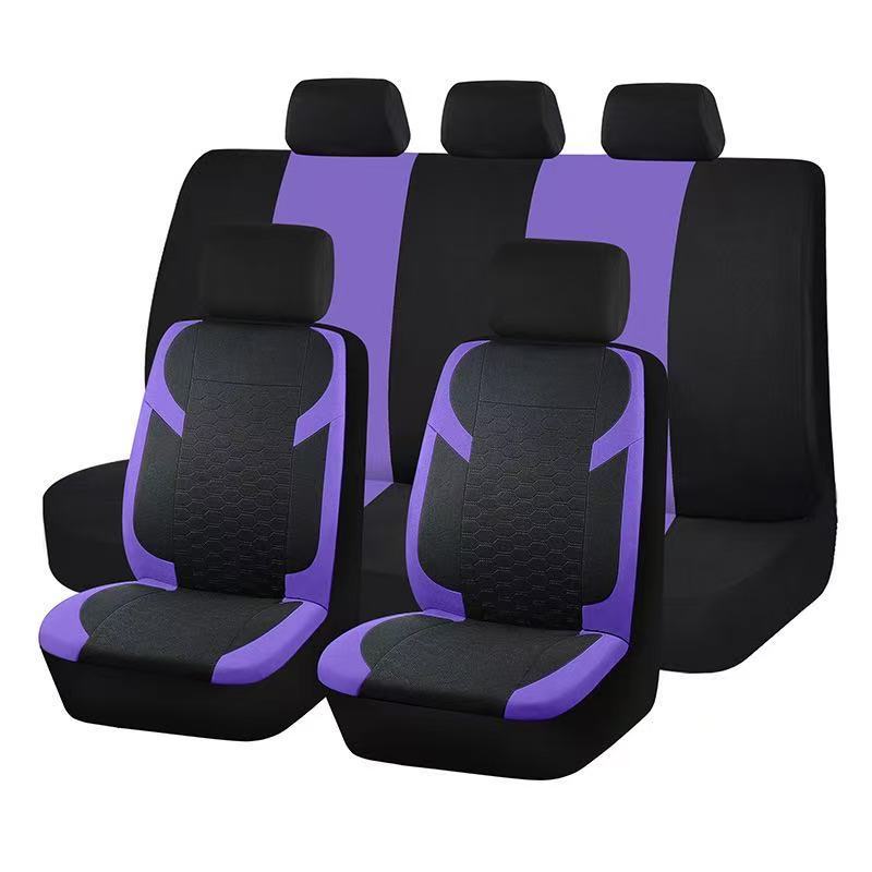 Meike Duo Cross-Border Foreign Trade Export Hexagonal Honeycomb Style Universal Car Seat Cover Southeast Asia, Europe and America Temu