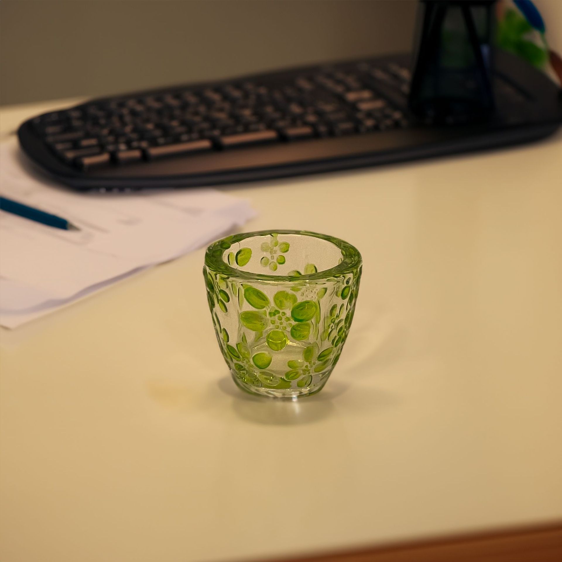 Retro creative glass design aromatherapy thickened crystal