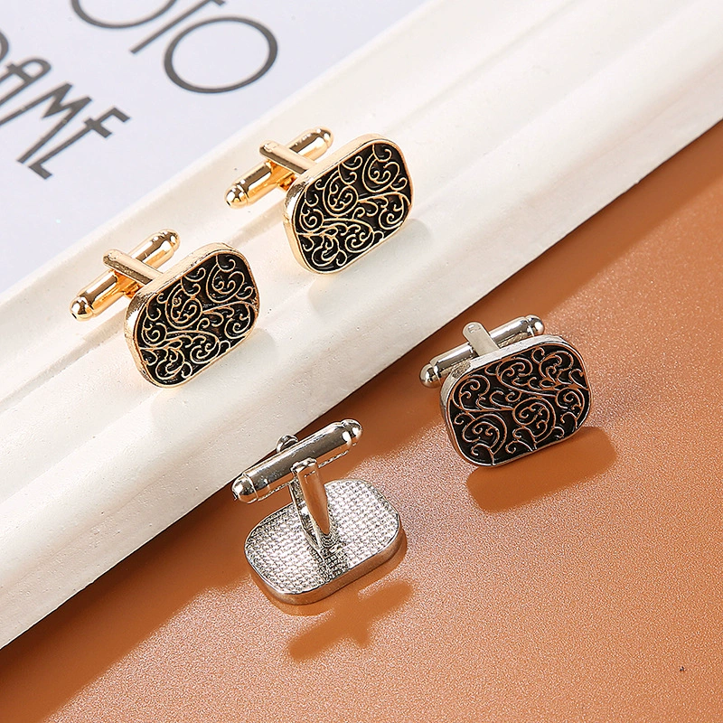 AliExpress Amazon Лидер продаж классические ретро запонки с римским узором модная мужская рубашка Запонки