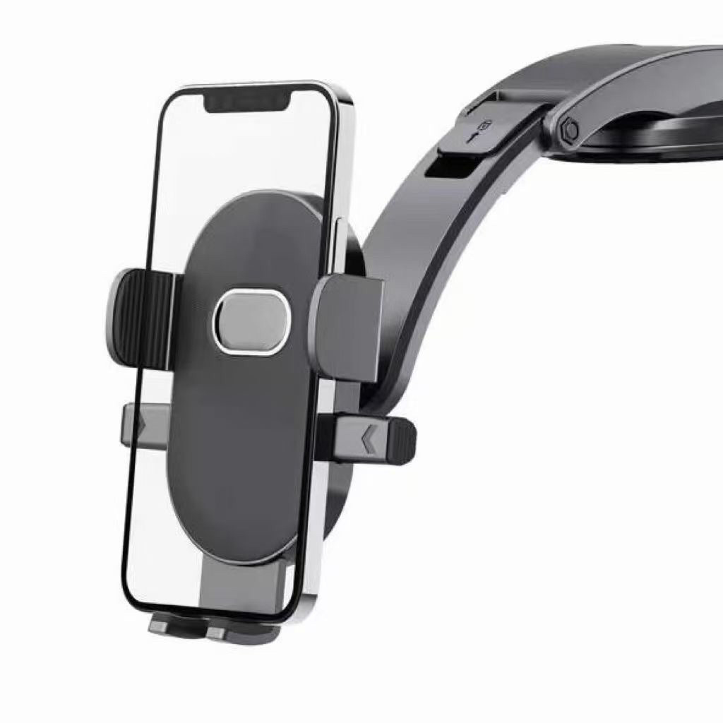 镜面夹子吸盘支架 瀑布吸盘 TPU支架 车载支架