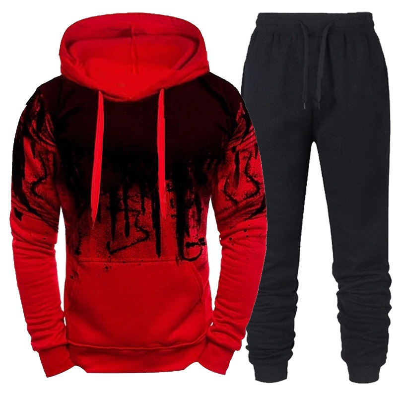 Hommes Sweat À Capuche Manche Longue Hoodies Pour Hommes Style Britannique Bloc De Couleur display picture 2