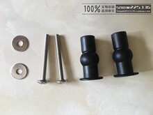 马桶盖螺丝座便螺丝眼马桶配件座厕板固定卡扣垫片膨胀管胀塞胶块