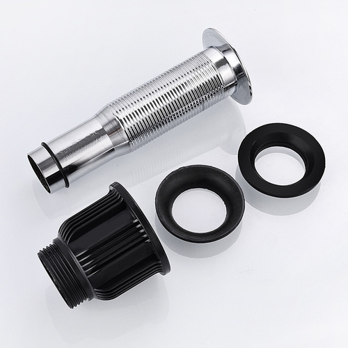 Stainless steel sink bowl ceramic bowl hand basin sink pipe fittings drain device spring flip down sink